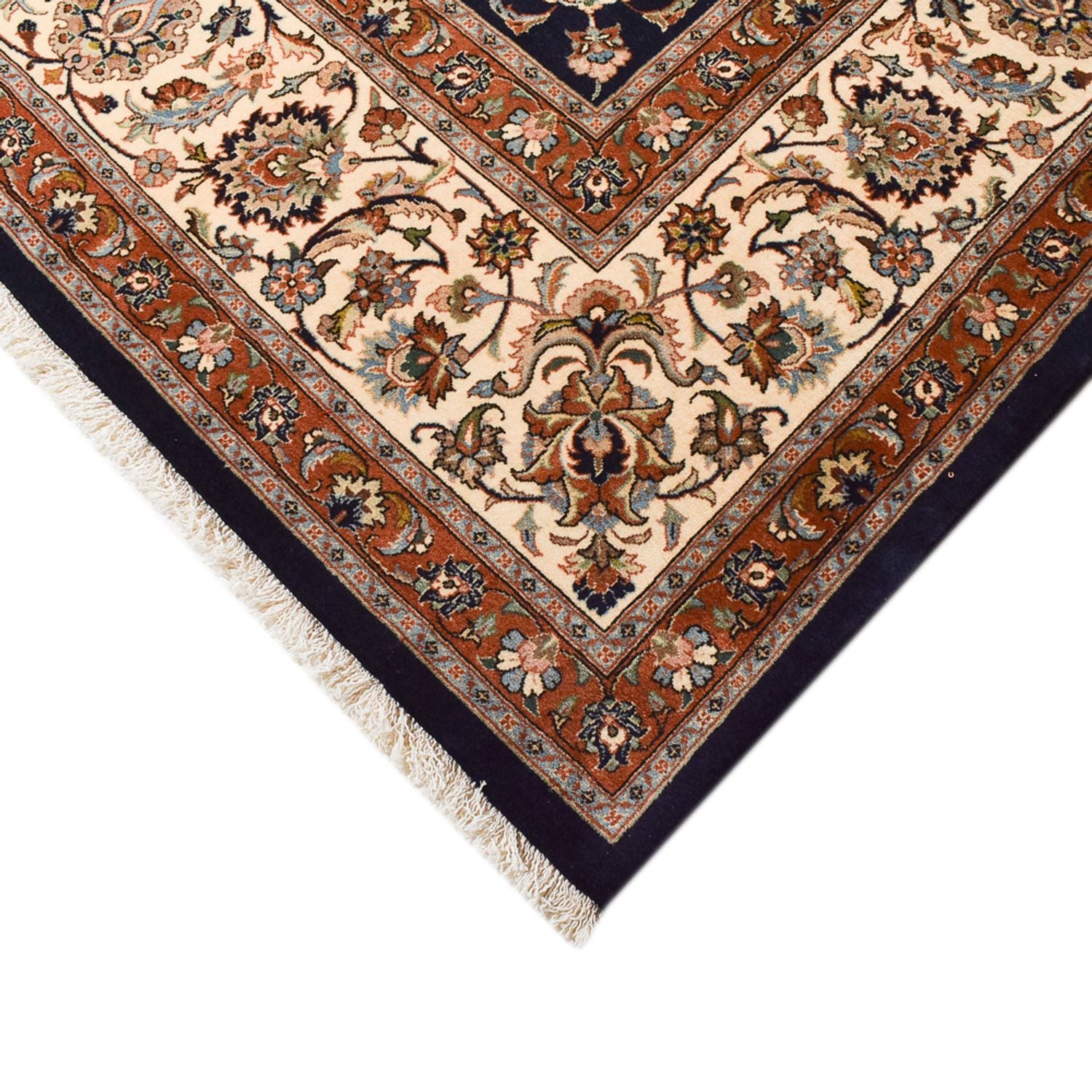 Persisk tæppe - Classic - Royal - 396 x 300 cm - mørkeblå