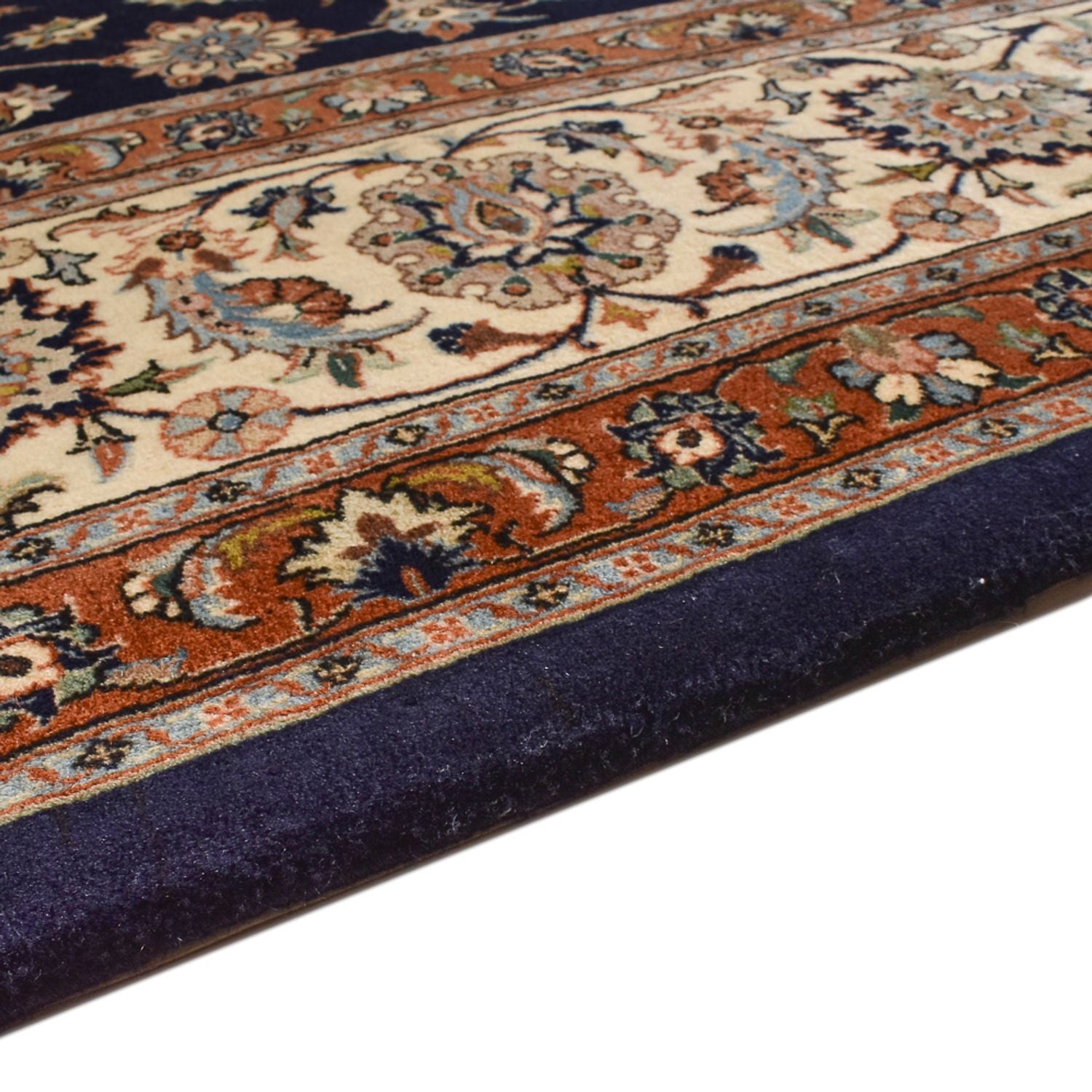 Persisk tæppe - Classic - Royal - 396 x 300 cm - mørkeblå