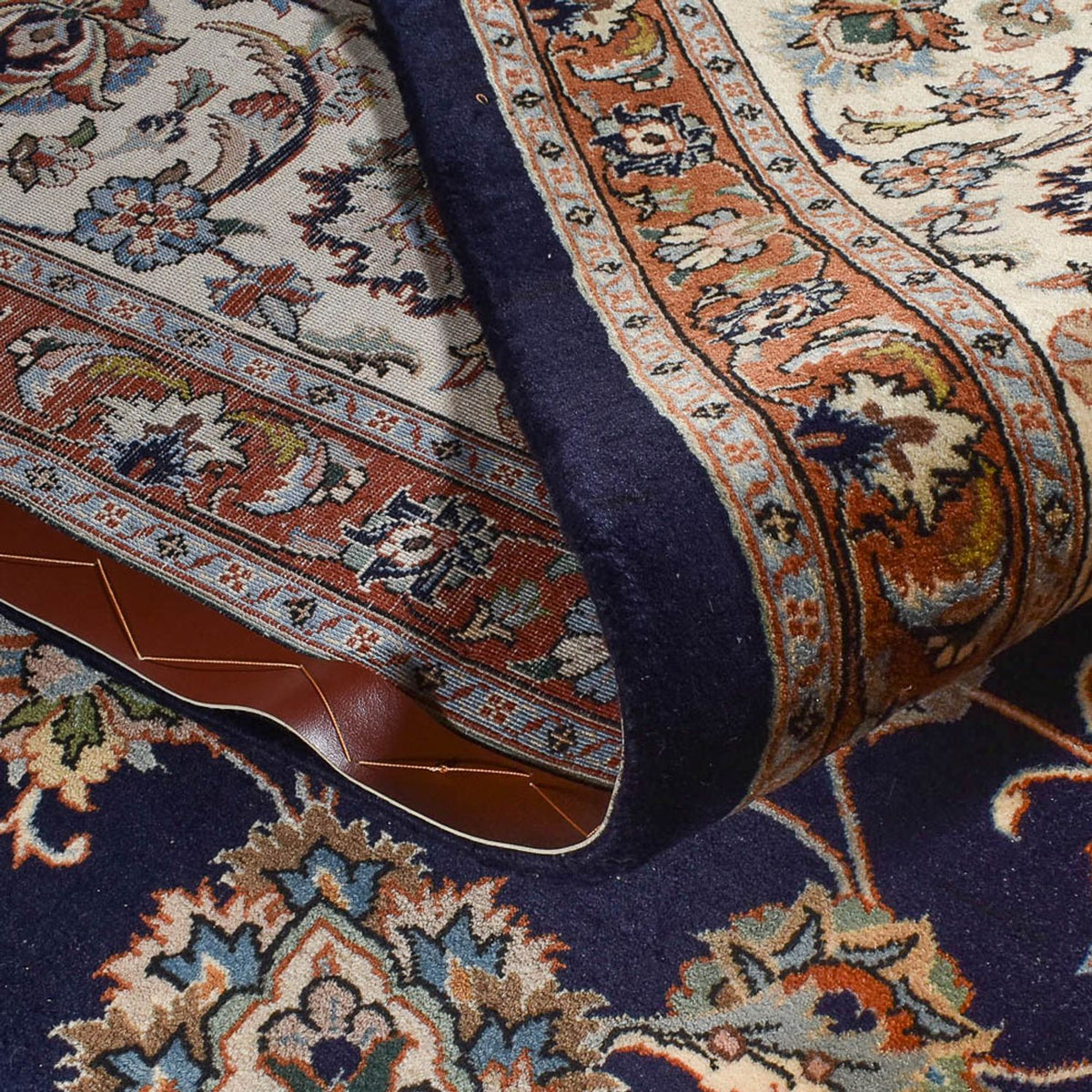 Persisk tæppe - Classic - Royal - 396 x 300 cm - mørkeblå