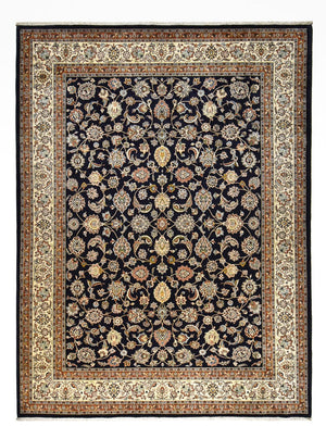 Persisk tæppe - Classic - Royal - 394 x 296 cm - mørkeblå