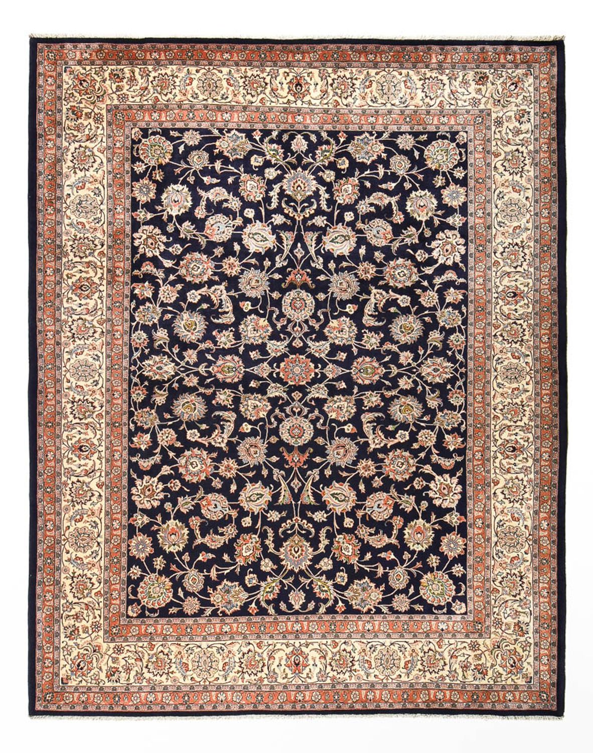 Persisk tæppe - Classic - Royal - 388 x 300 cm - mørkeblå