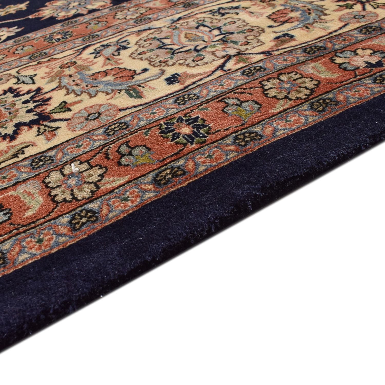 Persisk tæppe - Classic - Royal - 388 x 300 cm - mørkeblå