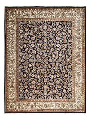 Persisk tæppe - Classic - Royal - 388 x 300 cm - mørkeblå