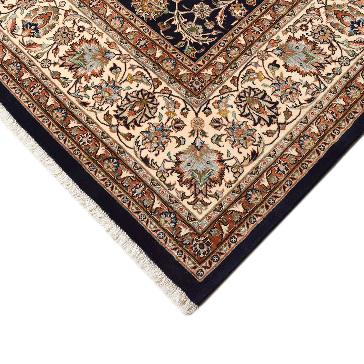 Persisk tæppe - Classic - Royal - 388 x 300 cm - mørkeblå