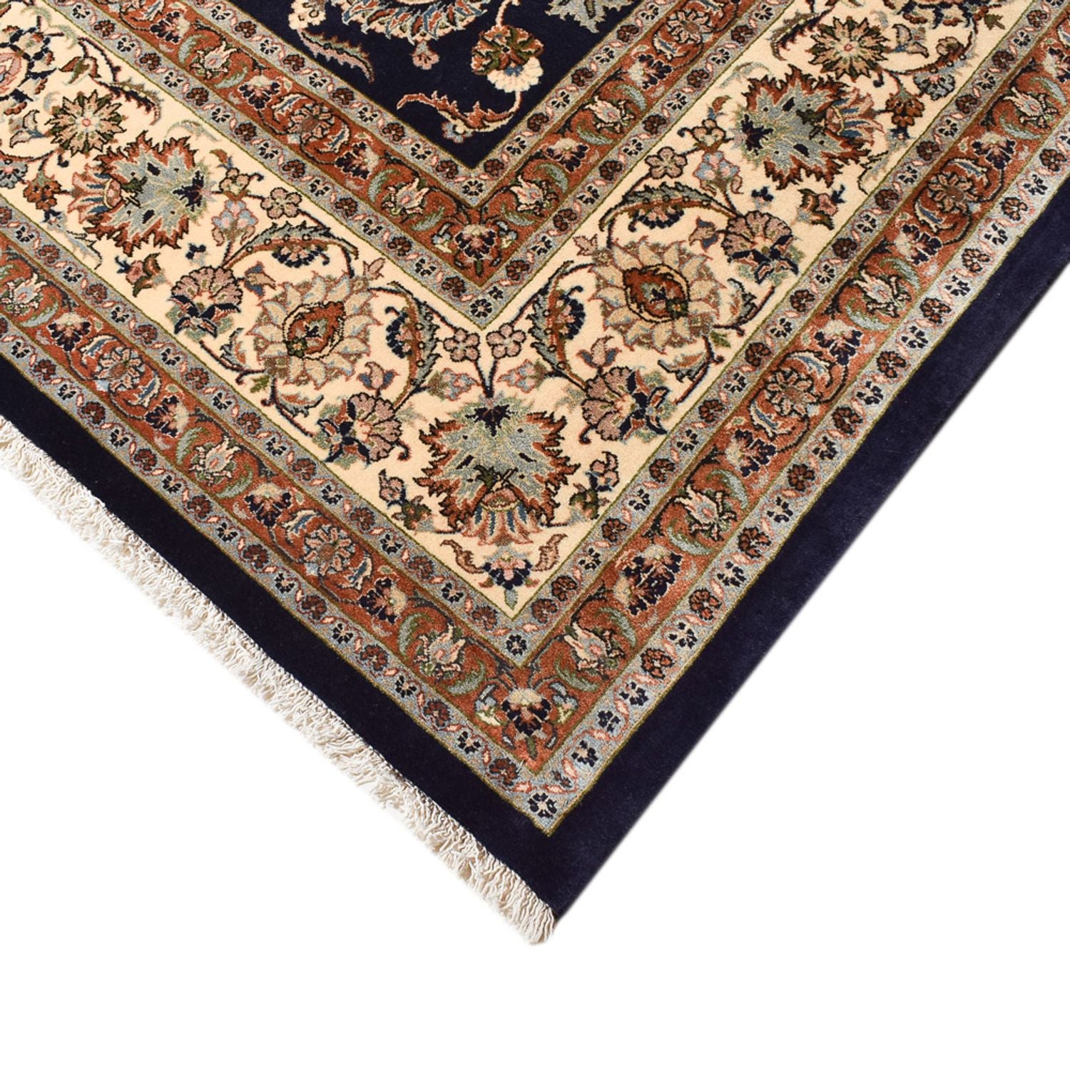 Persisk tæppe - Classic - Royal - 382 x 296 cm - mørkeblå