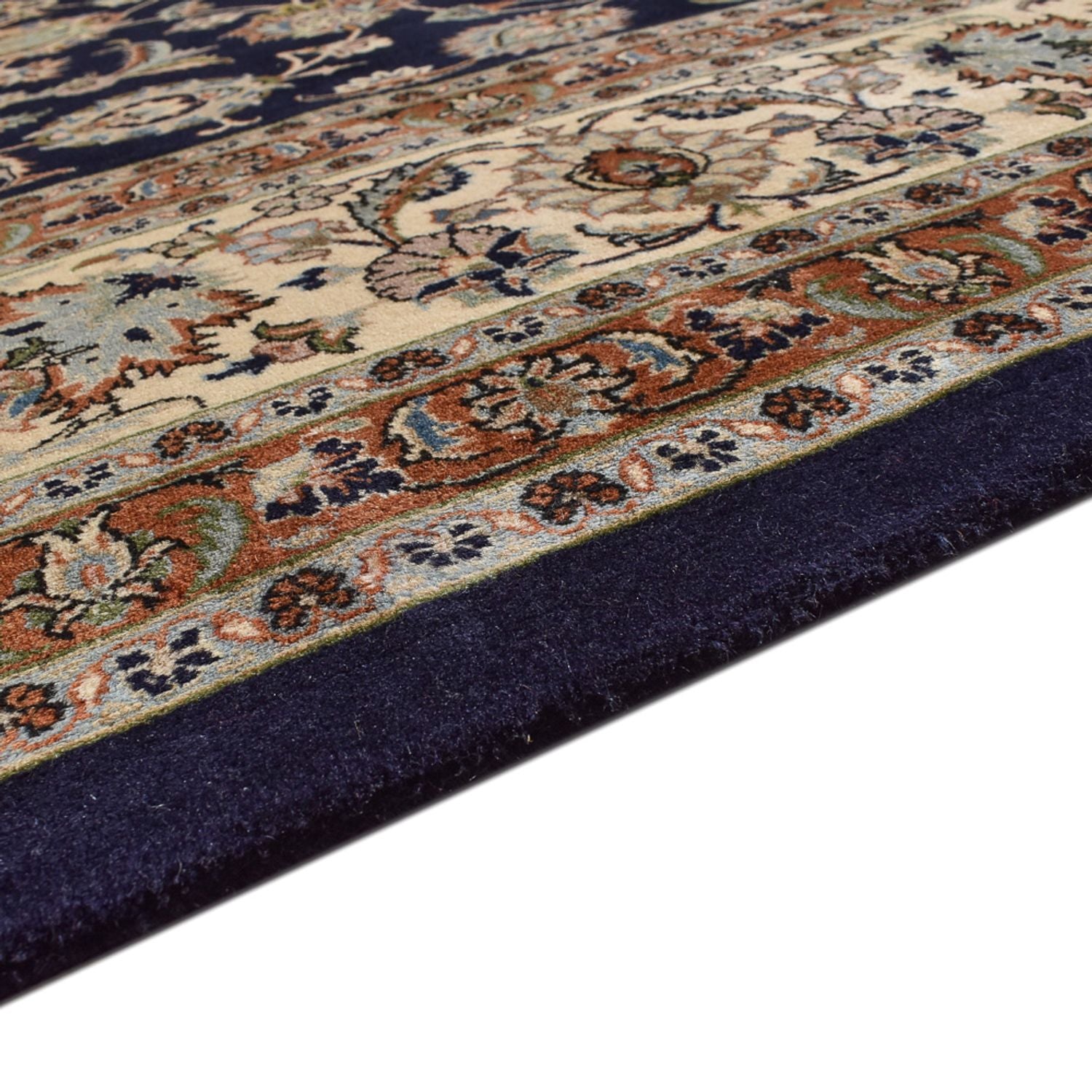 Persisk tæppe - Classic - Royal - 382 x 296 cm - mørkeblå