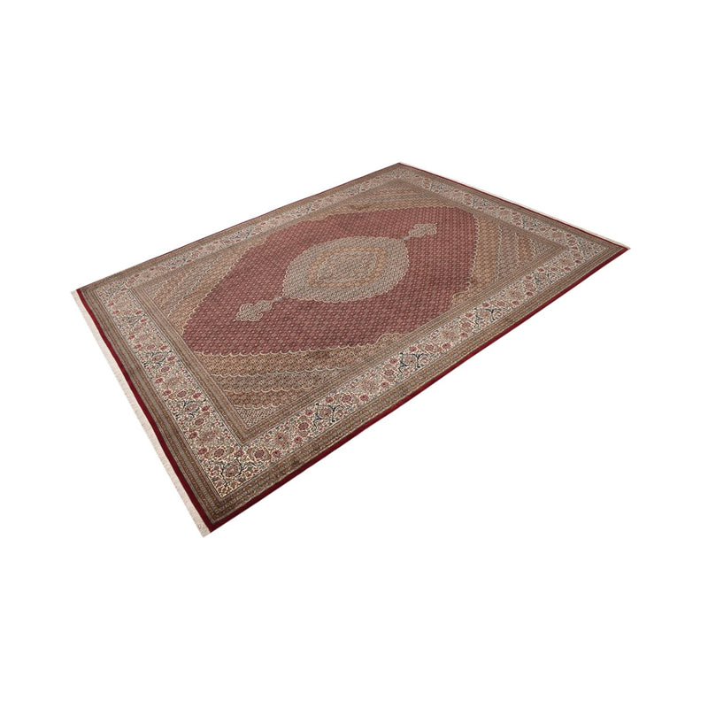 Persisk tæppe - Tabriz - Royal - 410 x 302 cm - mørk beige