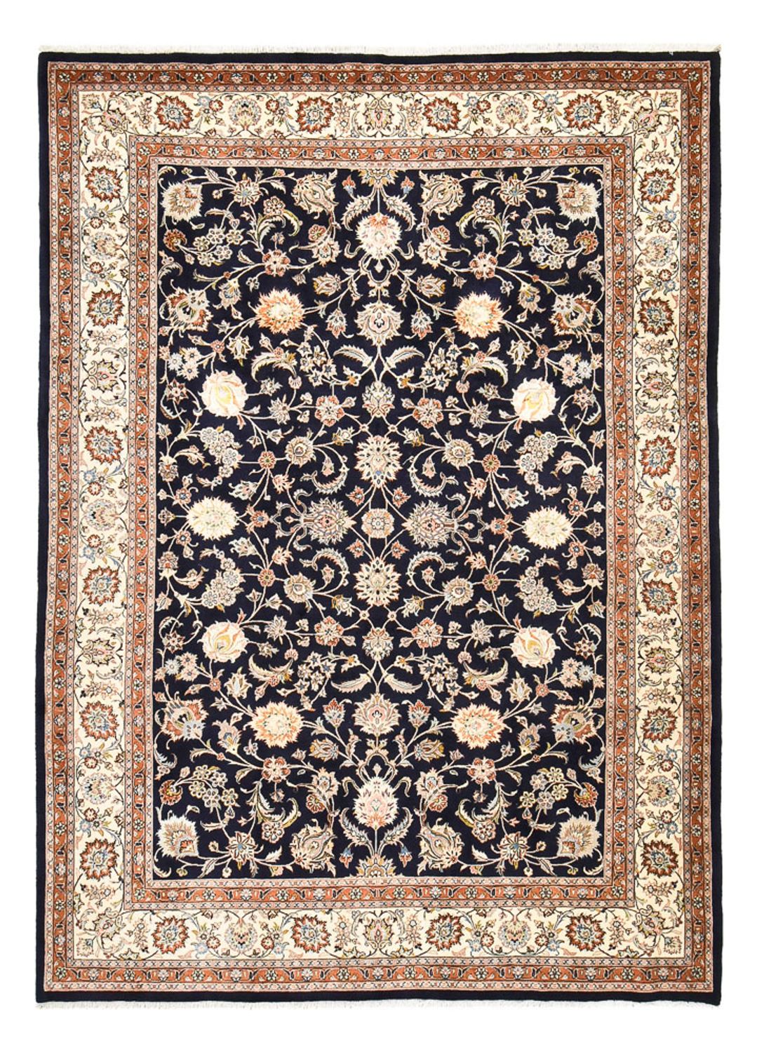 Persisk tæppe - Classic - Royal - 349 x 248 cm - mørkeblå