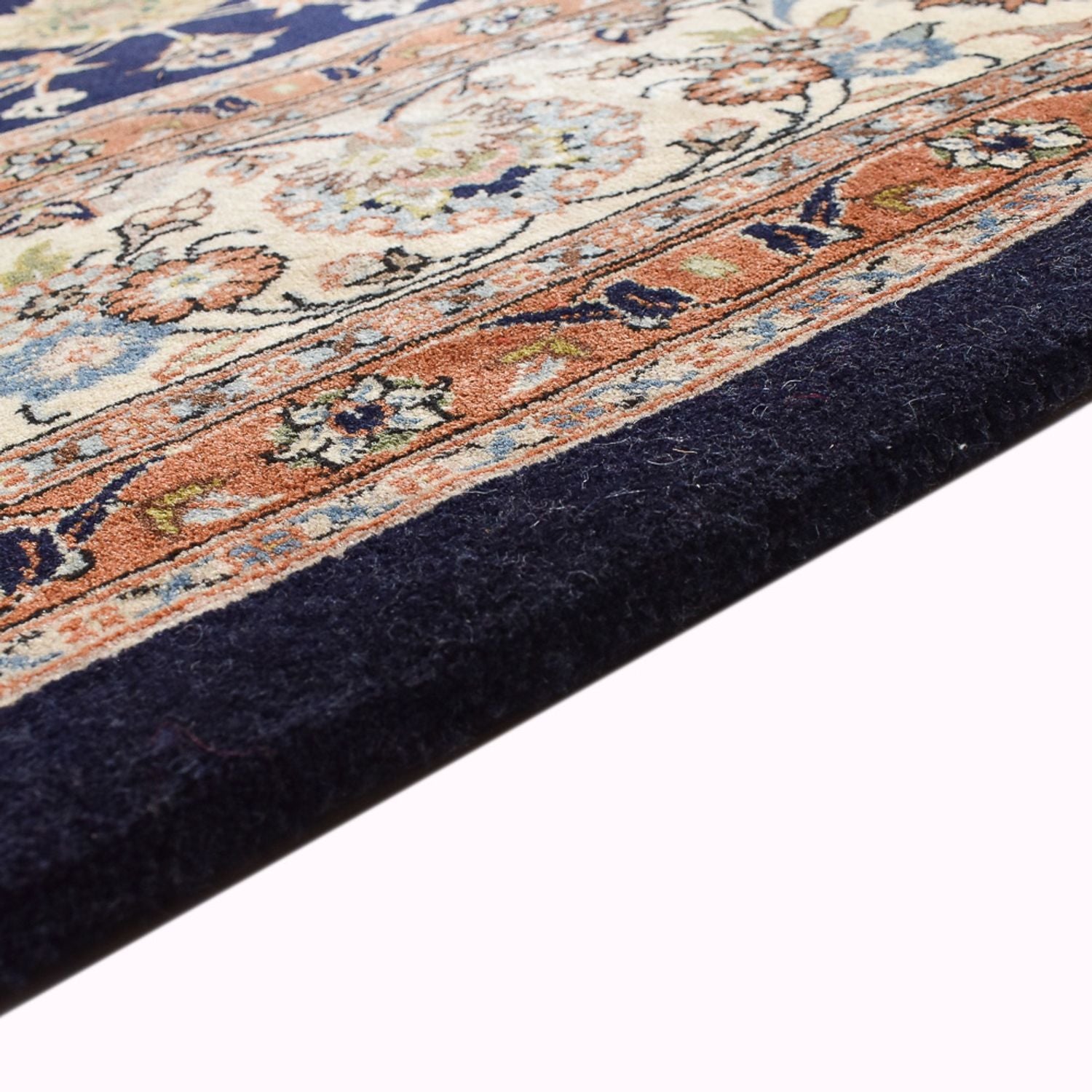 Persisk tæppe - Classic - Royal - 349 x 248 cm - mørkeblå
