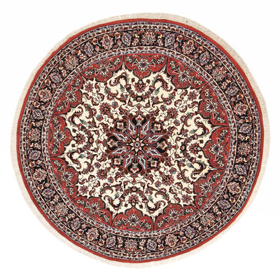 Persisk tæppe - Bijar rundt  - 150 x 150 cm - beige