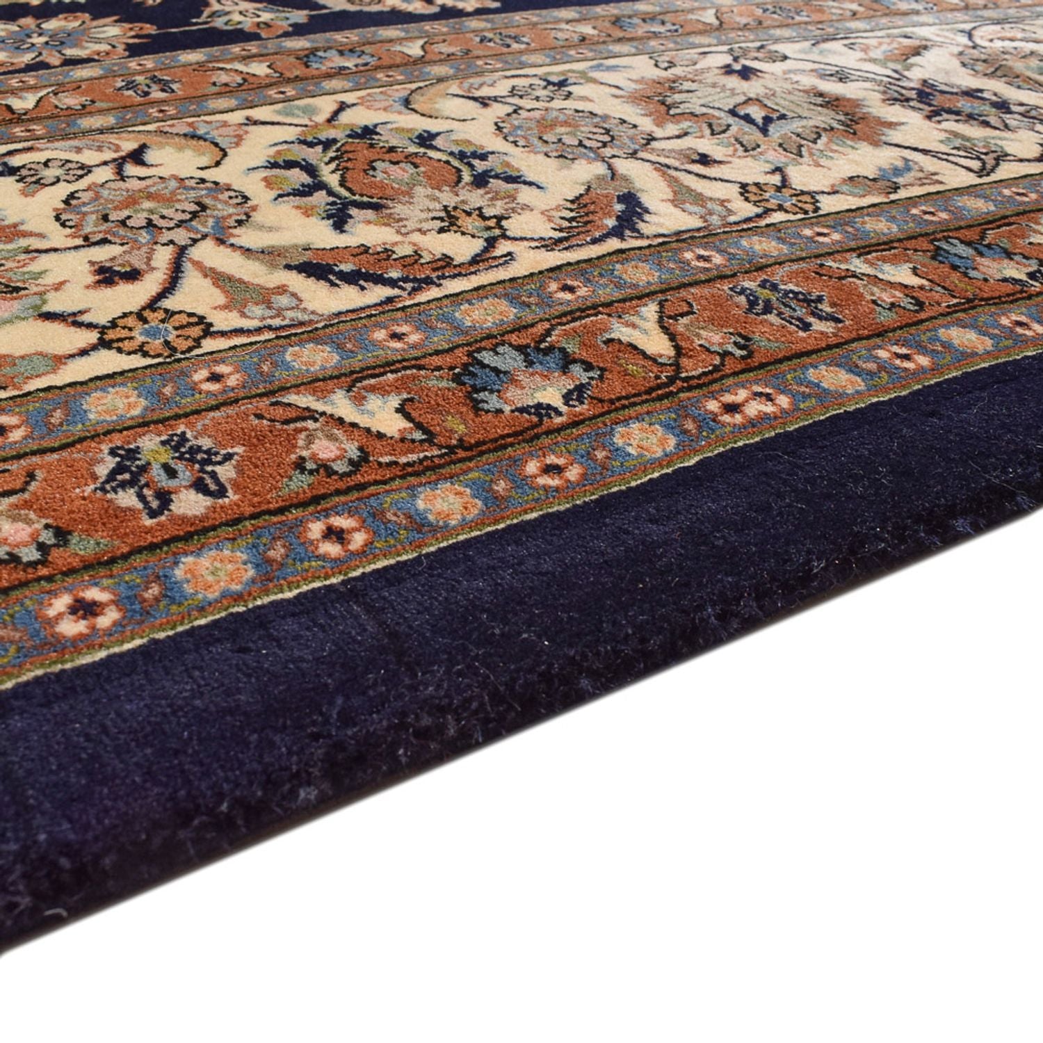 Persisk tæppe - Classic - Royal - 390 x 297 cm - mørkeblå