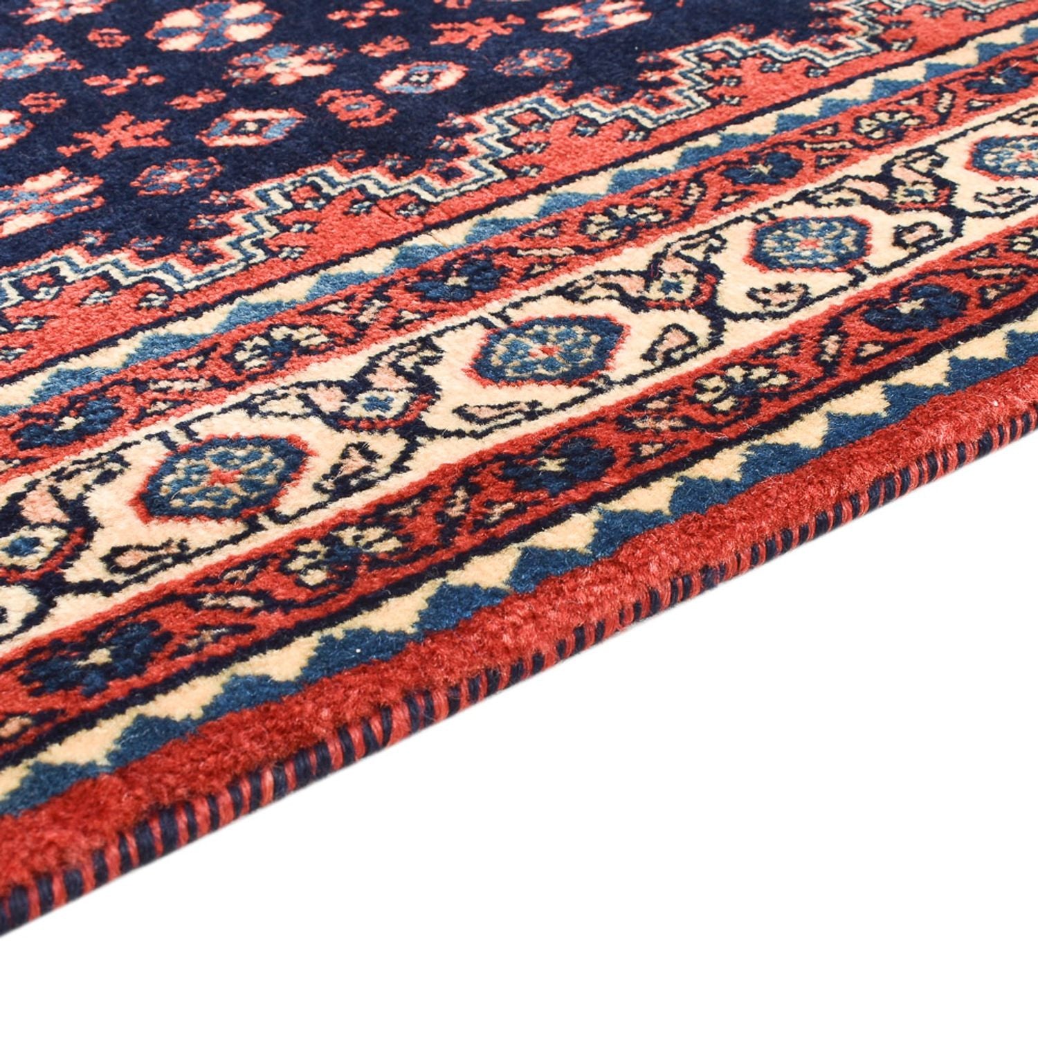 Gabbeh-tæppe - Kashkuli Persisk - 150 x 103 cm - mørkeblå