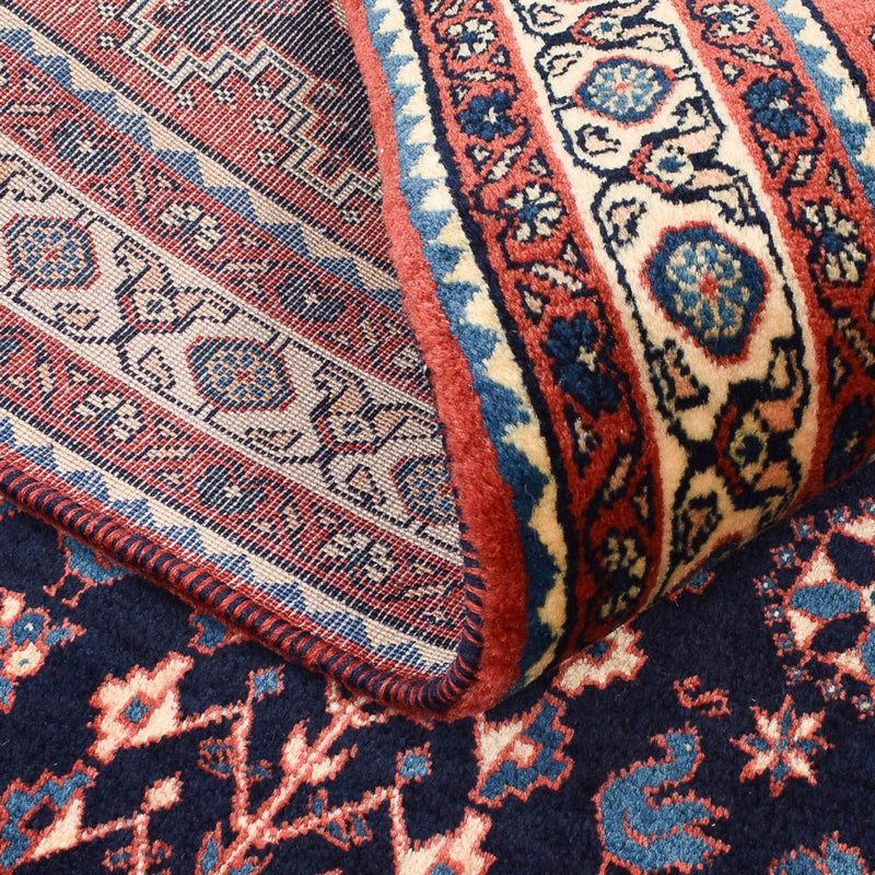 Gabbeh-tæppe - Kashkuli Persisk - 150 x 103 cm - mørkeblå