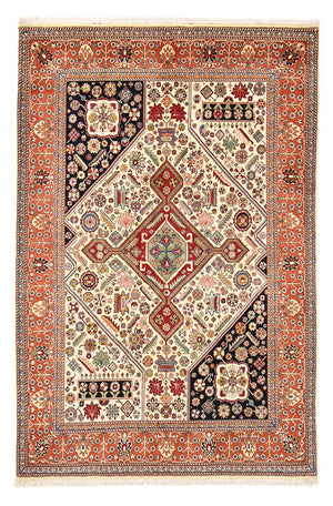 Gabbeh-tæppe - Kashkuli Persisk - 216 x 148 cm - flerfarvet