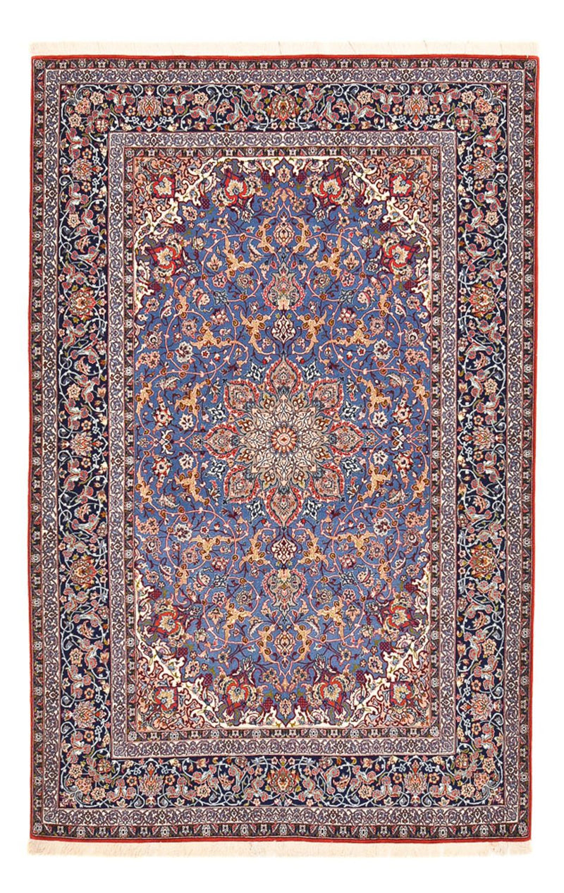 Persisk tæppe - Isfahan - Premium - 245 x 154 cm - blå