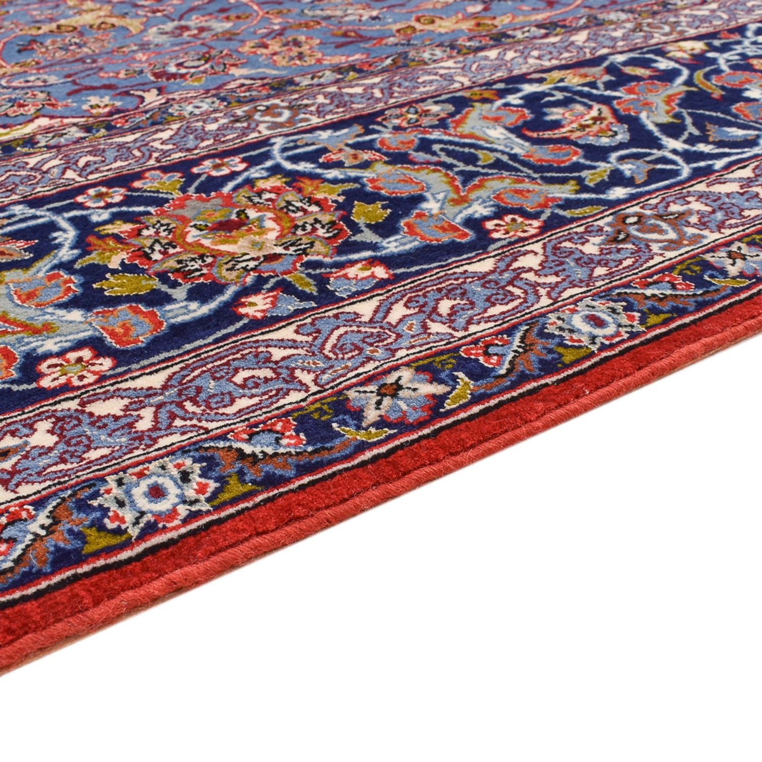 Persisk tæppe - Isfahan - Premium - 245 x 154 cm - blå