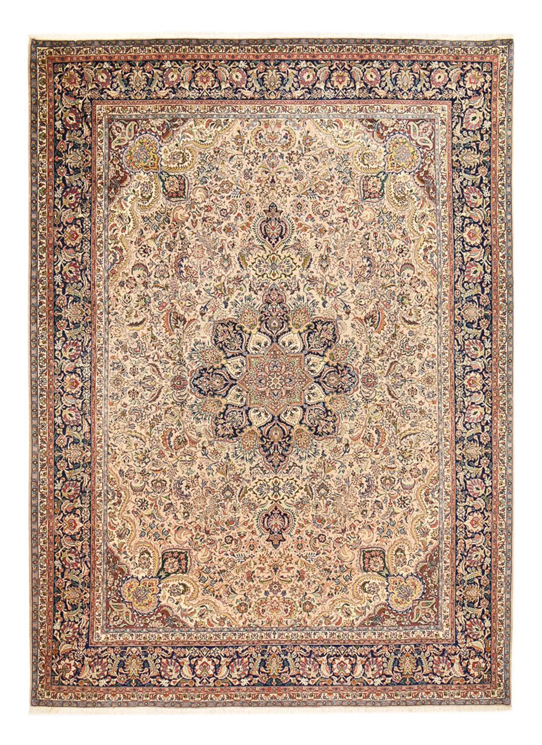 Persisk tæppe - Tabriz - Royal - 400 x 300 cm - beige