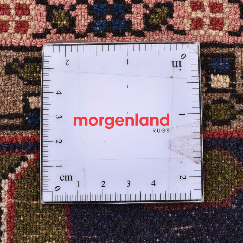 Persisk tæppe - Nomadisk - 286 x 206 cm - mørkerød
