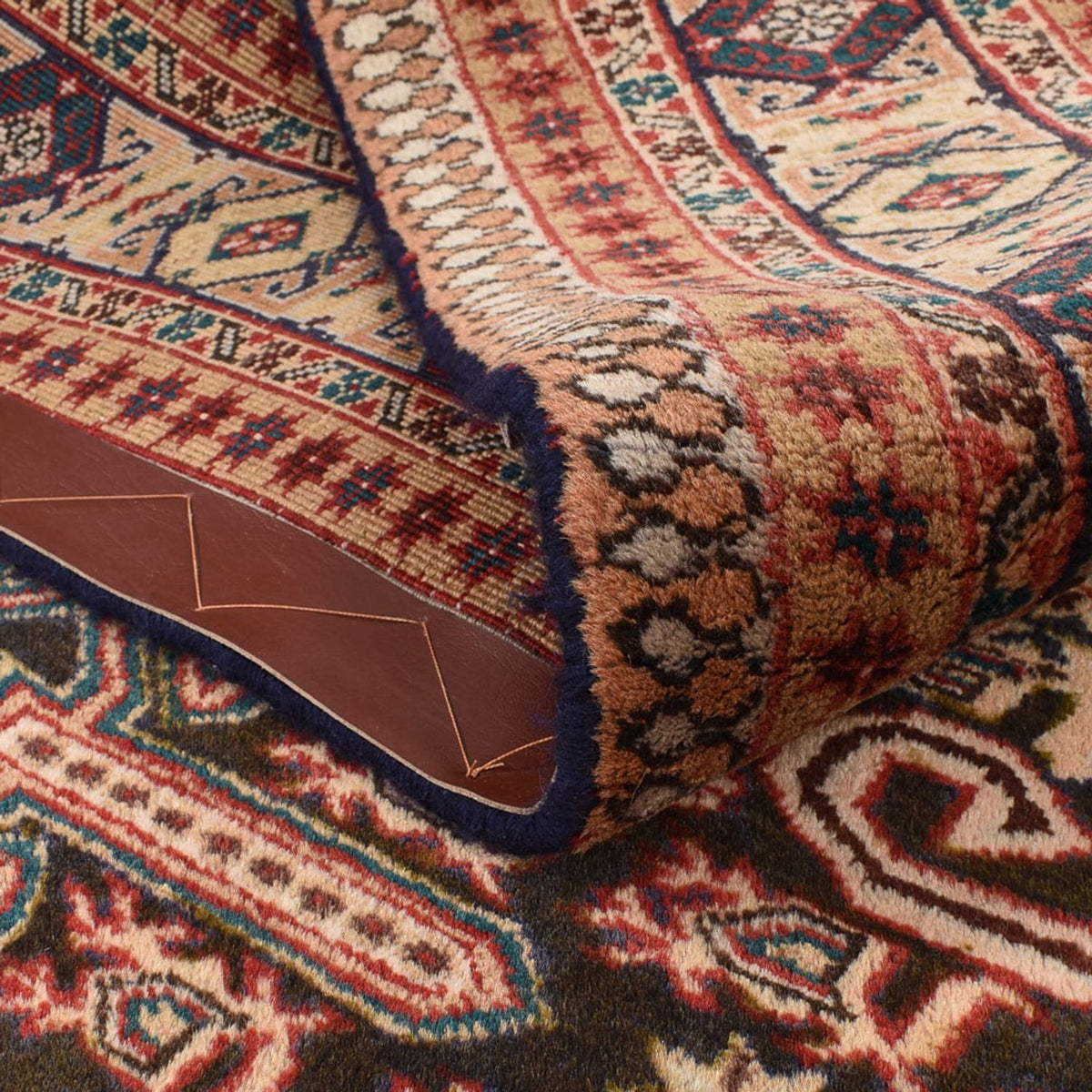 Persisk tæppe - Nomadisk - 300 x 192 cm - mørk beige