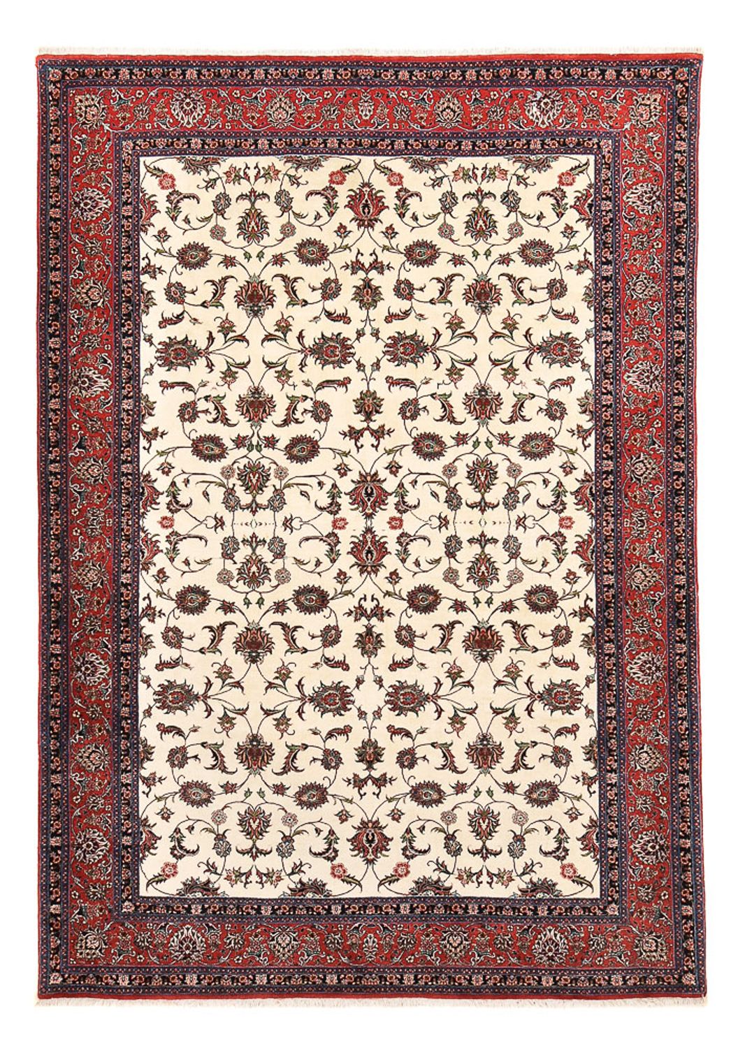 Persisk tæppe - Bijar - 294 x 202 cm - lys beige