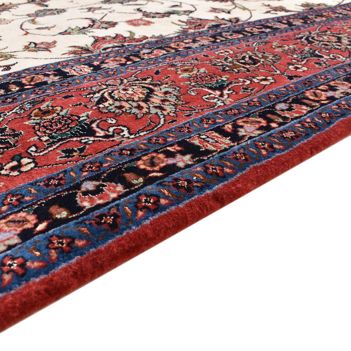 Persisk tæppe - Bijar - 294 x 202 cm - lys beige