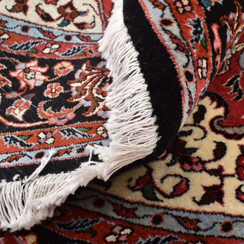 Persisk tæppe - Bijar rundt  - 150 x 150 cm - rød