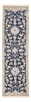 Løber Persisk tæppe - Nain - Royal - 185 x 56 cm - mørkeblå