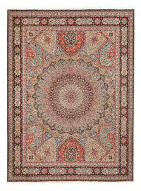 Persisk tæppe - Tabriz - Royal - 400 x 303 cm - mørk beige