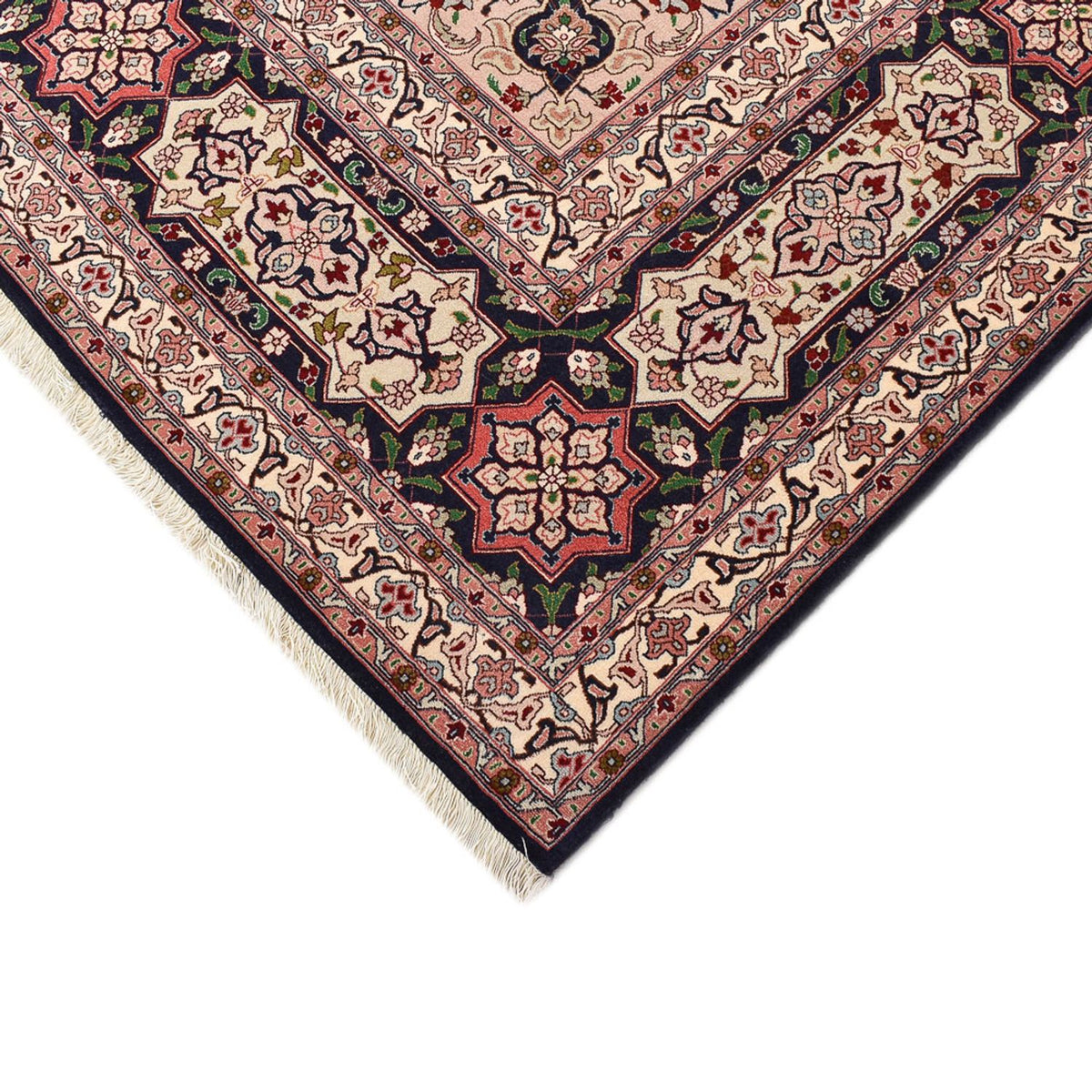 Persisk tæppe - Tabriz - Royal - 400 x 303 cm - mørk beige
