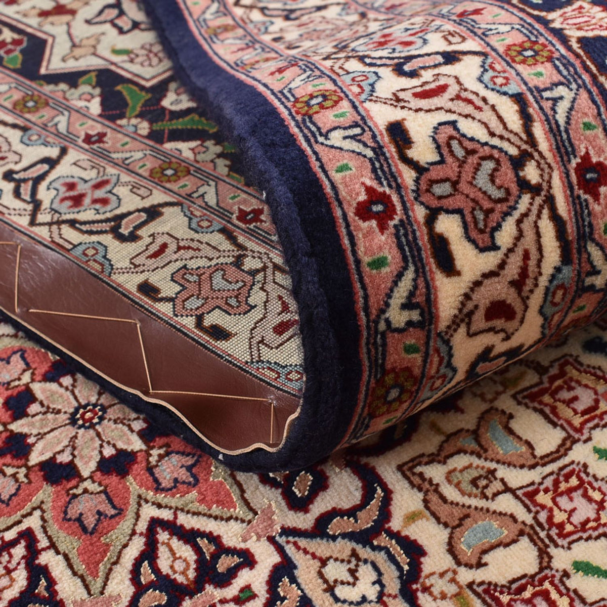 Persisk tæppe - Tabriz - Royal - 400 x 303 cm - mørk beige