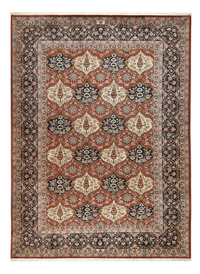 Persisk tæppe - Keshan - 352 x 251 cm - mørk beige
