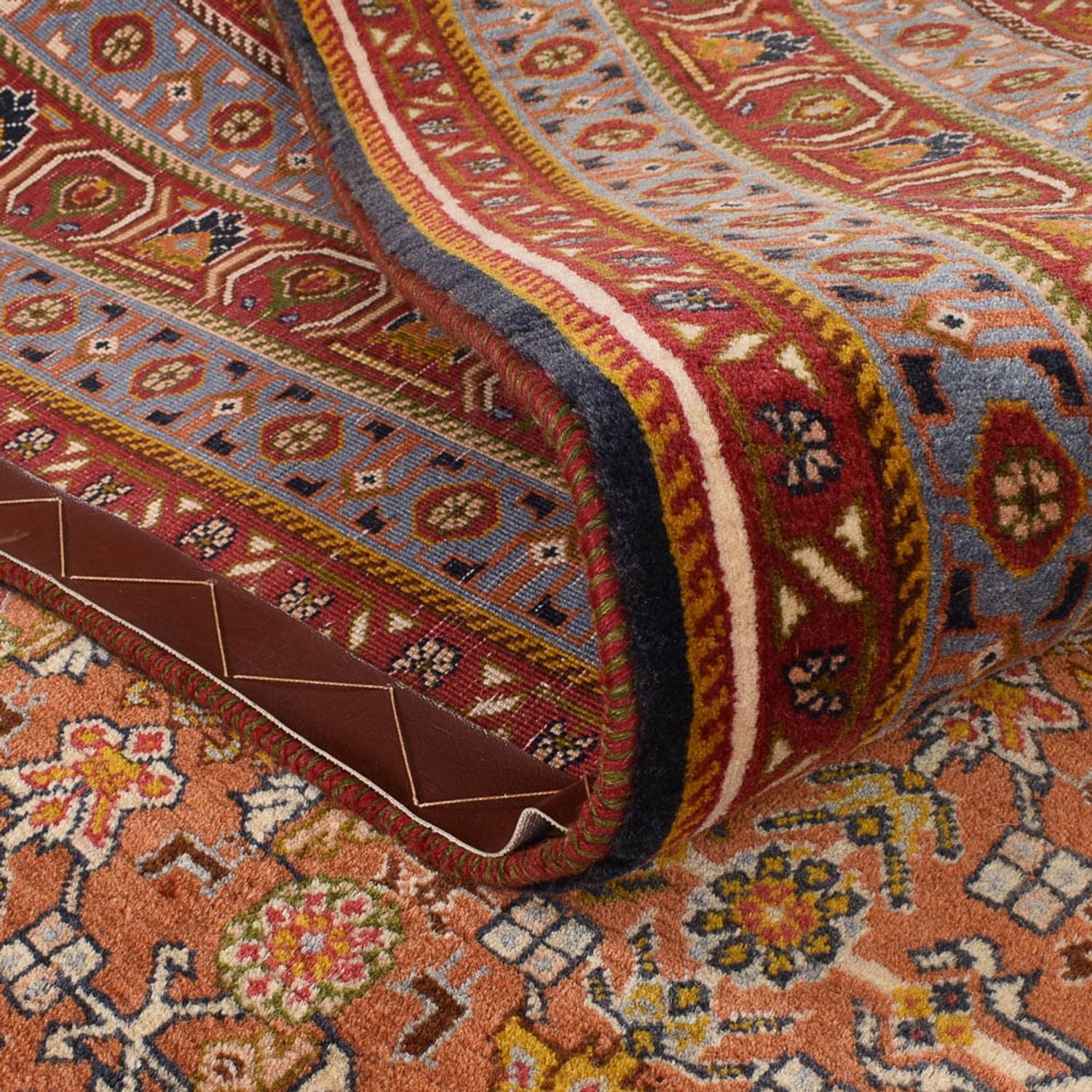 Gabbeh-tæppe - Kashkuli Persisk - 343 x 254 cm - lysrød