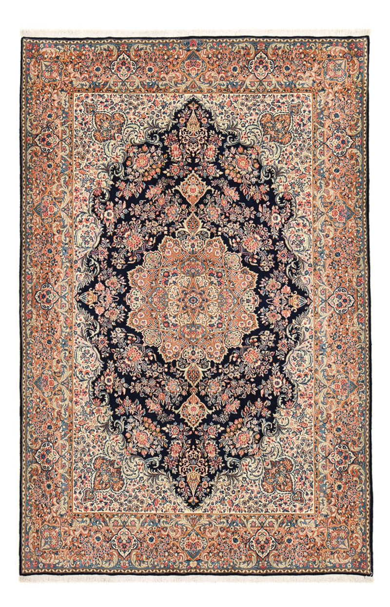 Persisk tæppe - Royal - 312 x 203 cm - mørkeblå