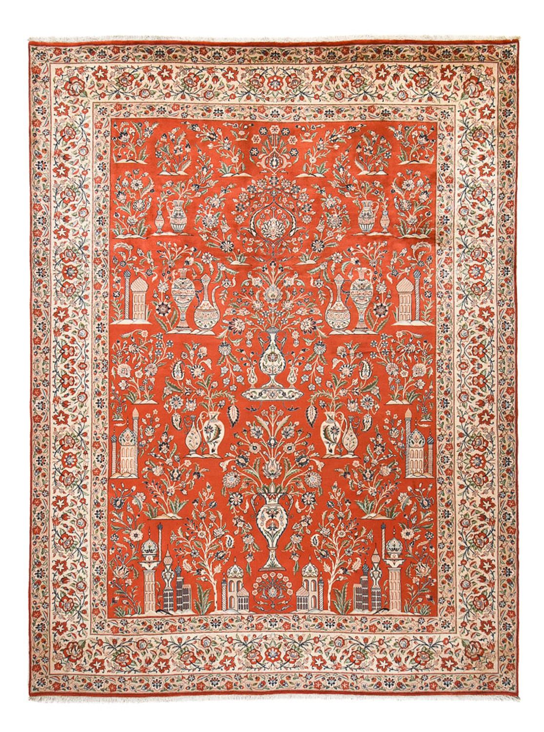 Persisk tæppe - Classic - Royal - 402 x 296 cm - rød