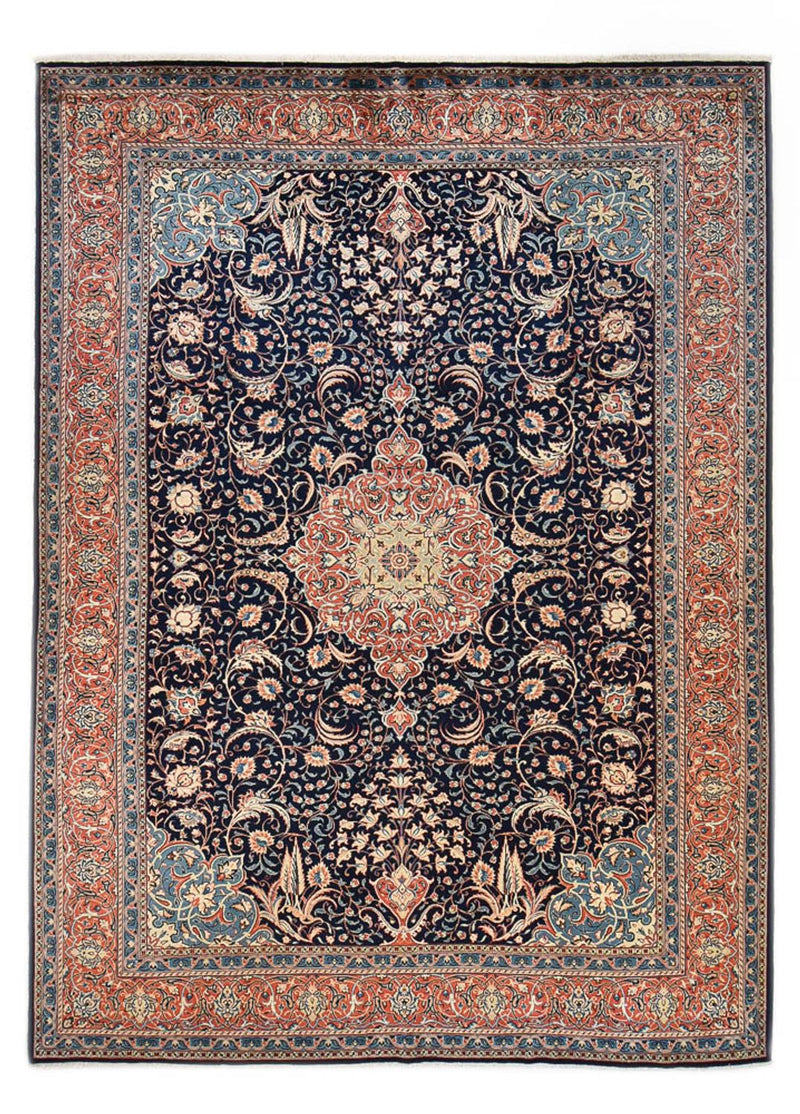 Persisk tæppe - Classic - 400 x 281 cm - mørkeblå