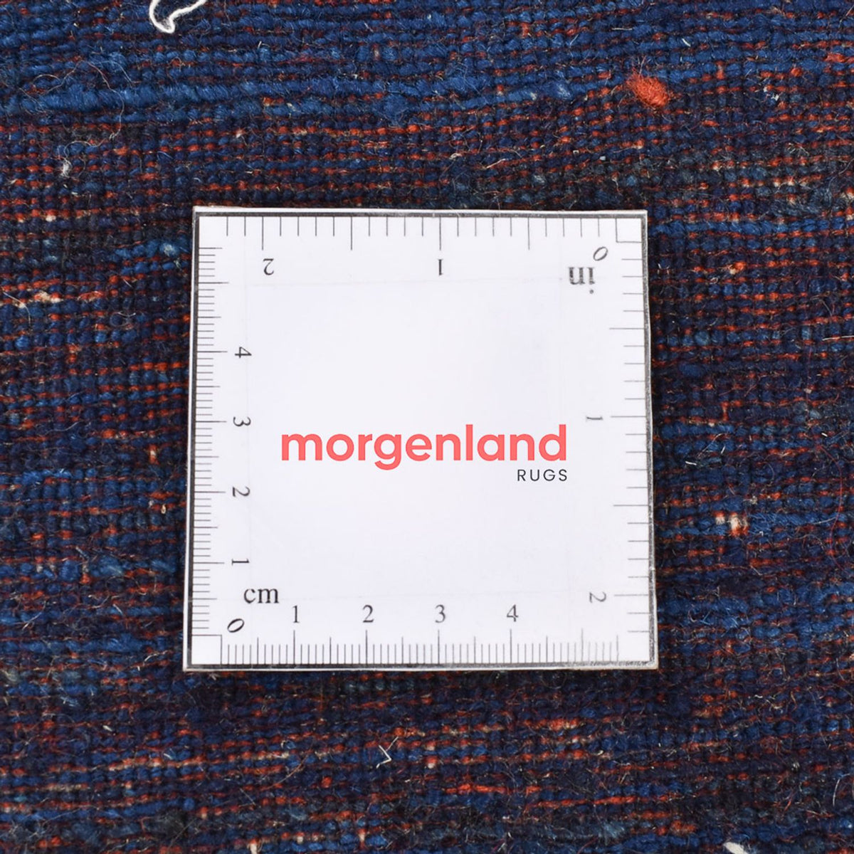 Gabbeh Tæppe - Loribaft Persisk - 195 x 158 cm - mørkeblå