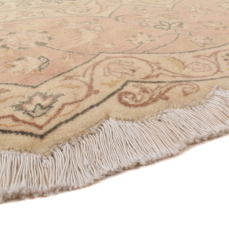 Persisk tæppe - Tabriz - Premium rundt  - 310 x 310 cm - beige