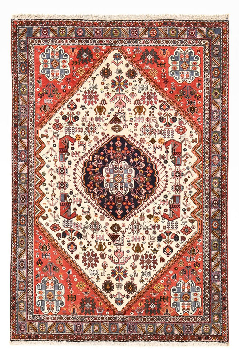 Gabbeh-tæppe - Kashkuli Persisk - 197 x 140 cm - flerfarvet