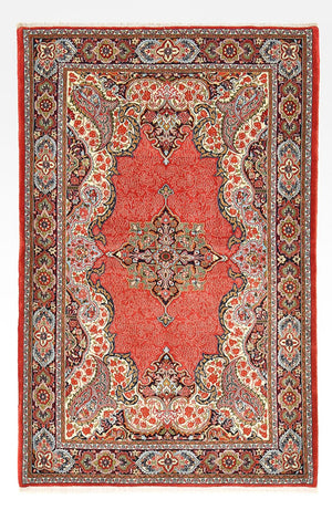Persisk tæppe - Ghom - Royal - 205 x 132 cm - rød