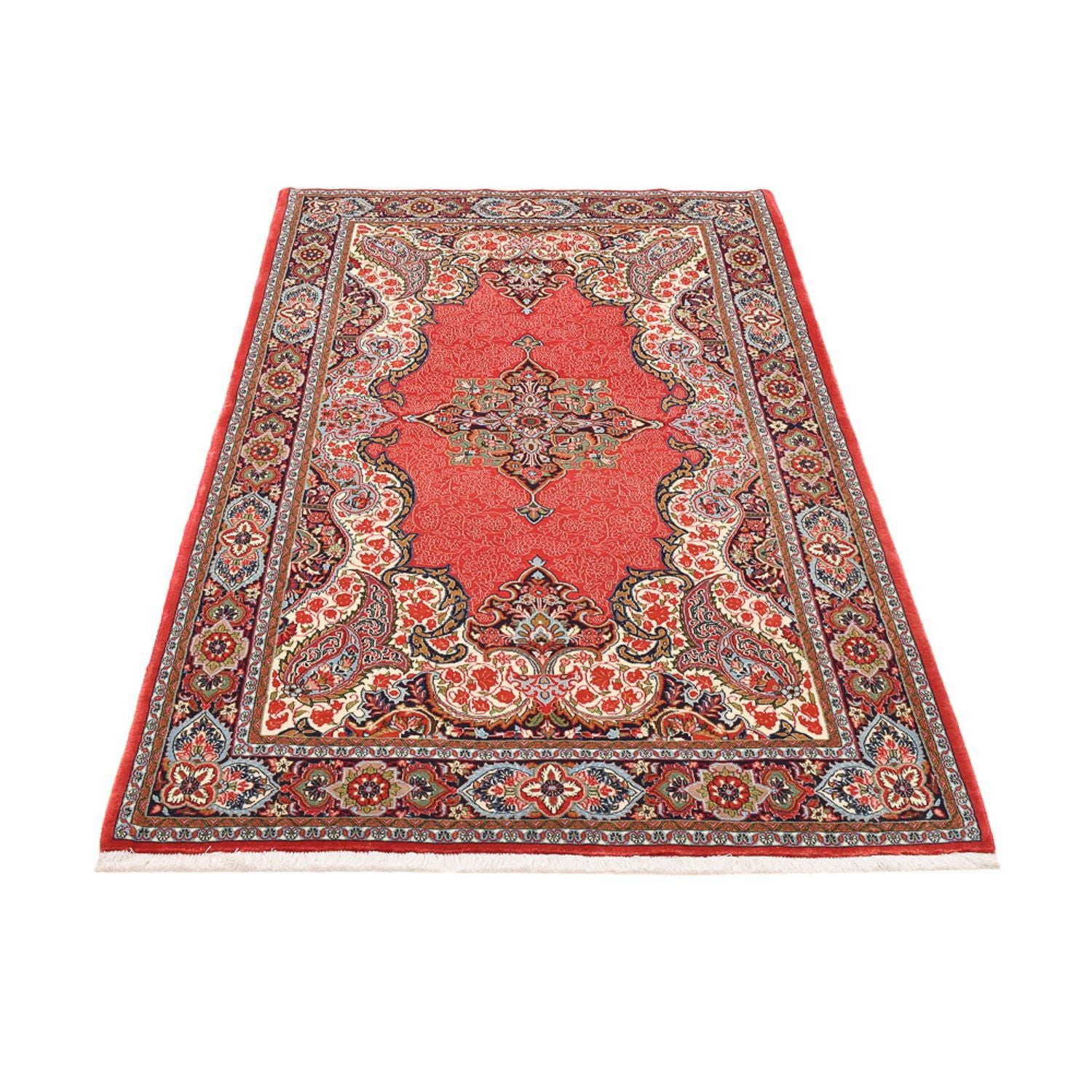 Persisk tæppe - Ghom - Royal - 205 x 132 cm - rød