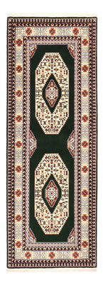 Løber Persisk tæppe - Tabriz - Royal - 202 x 74 cm - mørkeblå