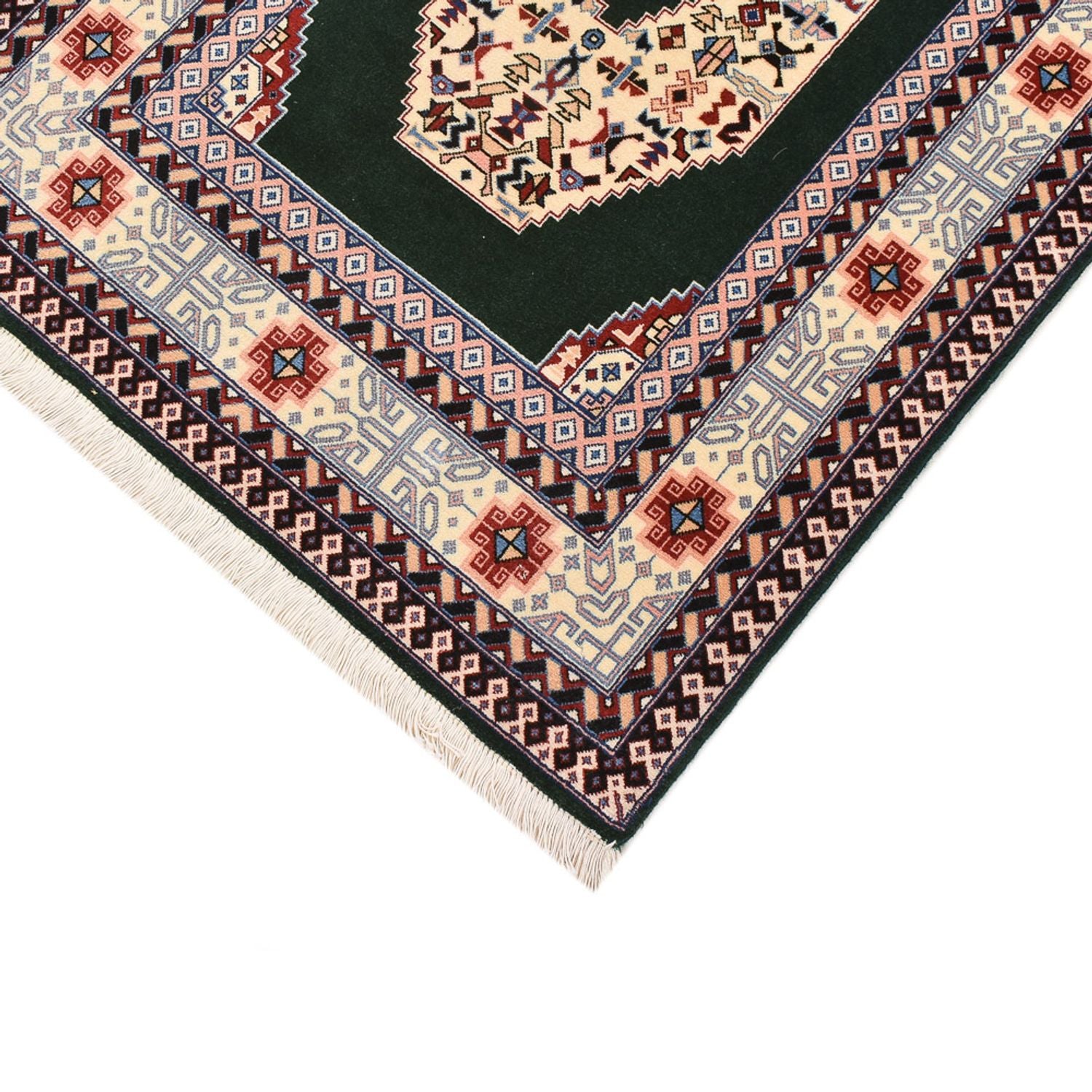 Løber Persisk tæppe - Tabriz - Royal - 202 x 74 cm - mørkeblå