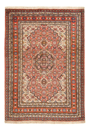 Persisk tæppe - Tabriz - 156 x 110 cm - lysrød