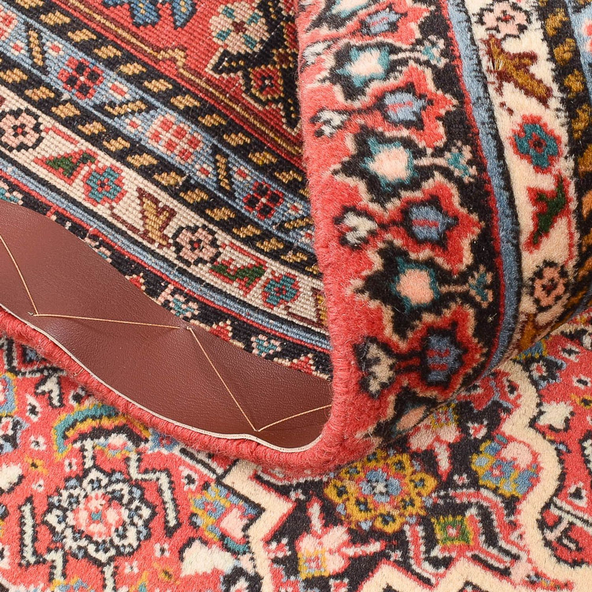 Persisk tæppe - Tabriz - 156 x 110 cm - lysrød