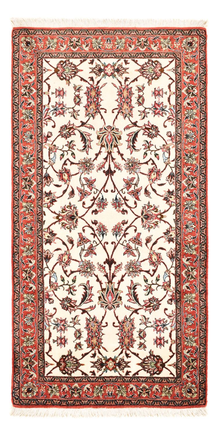Persisk tæppe - Bijar - 145 x 72 cm - creme