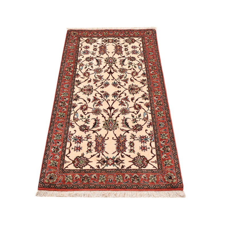 Persisk tæppe - Bijar - 145 x 72 cm - creme