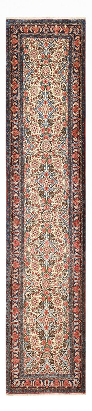 Løber Persisk tæppe - Bijar - 375 x 83 cm - beige