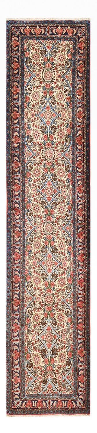 Løber Persisk tæppe - Bijar - 375 x 83 cm - beige