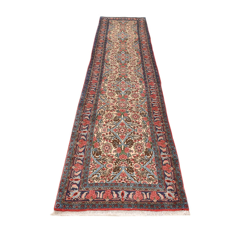 Løber Persisk tæppe - Bijar - 375 x 83 cm - beige
