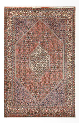 Persisk tæppe - Bijar - 297 x 197 cm - rust